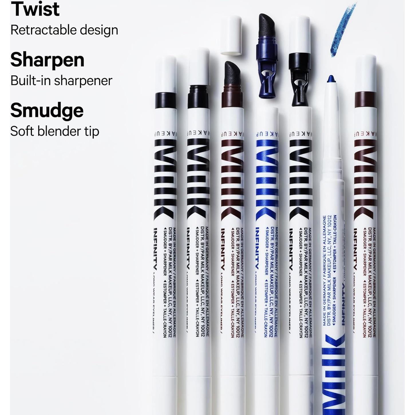 Lápiz de Ojos Milk Makeup Infinity - Negro, Impermeable, Vegano