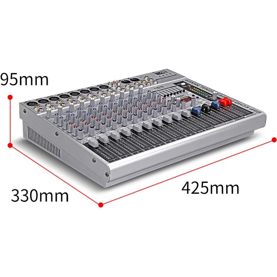 Mezclador de Audio Profesional G-MARK GMX1200 12 Canales USB
