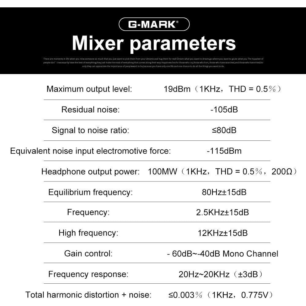 Mezclador de Audio Profesional G-MARK GMX1200 12 Canales USB