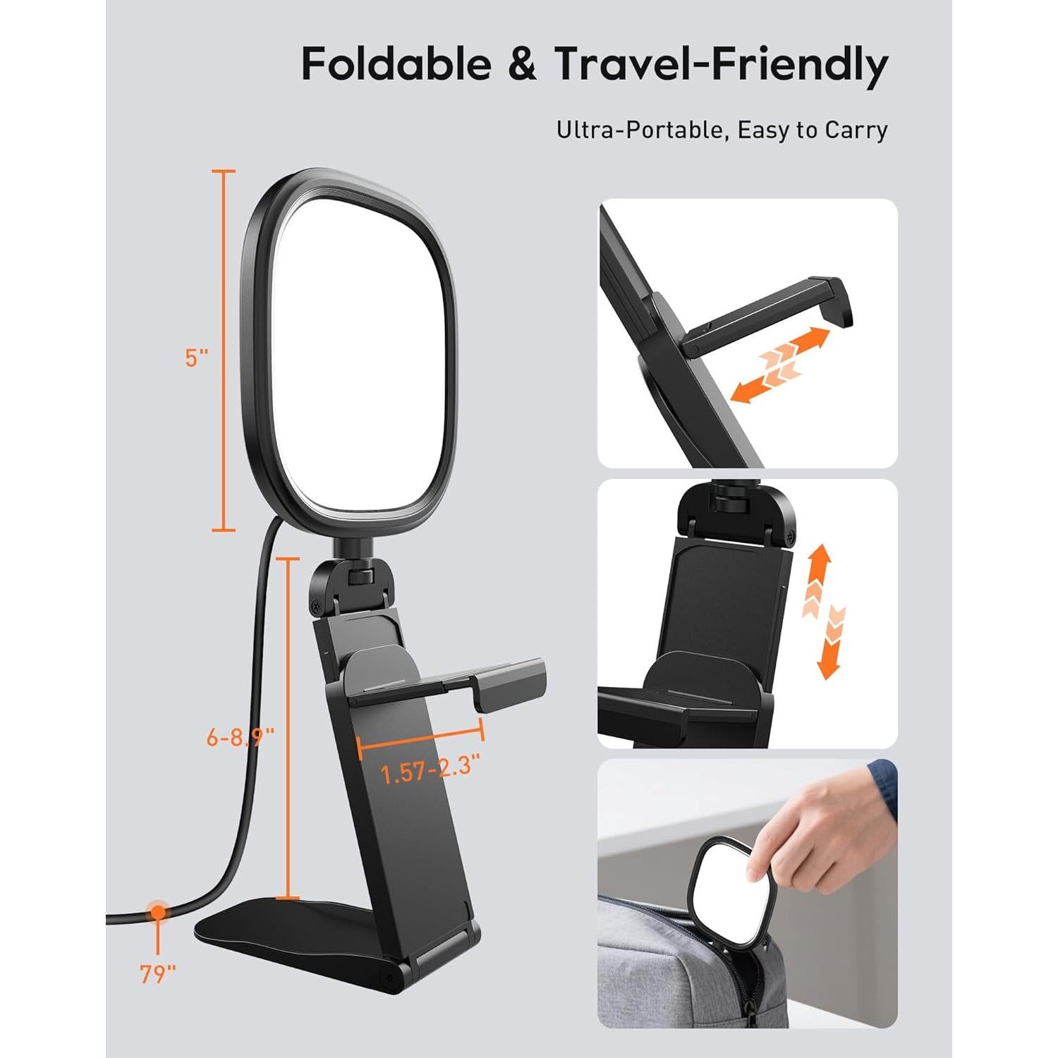 Anillo de Luz LED LitONES F-682B - 50 Modos, 5 Temperaturas