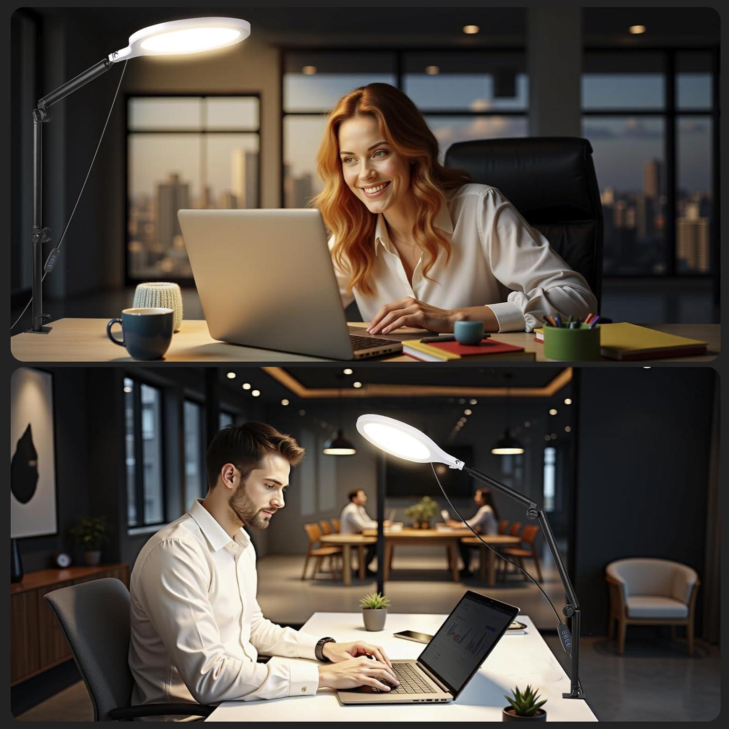 Luz de Anillo LED GSY 10" con Soporte y Abrazadera Ajustable