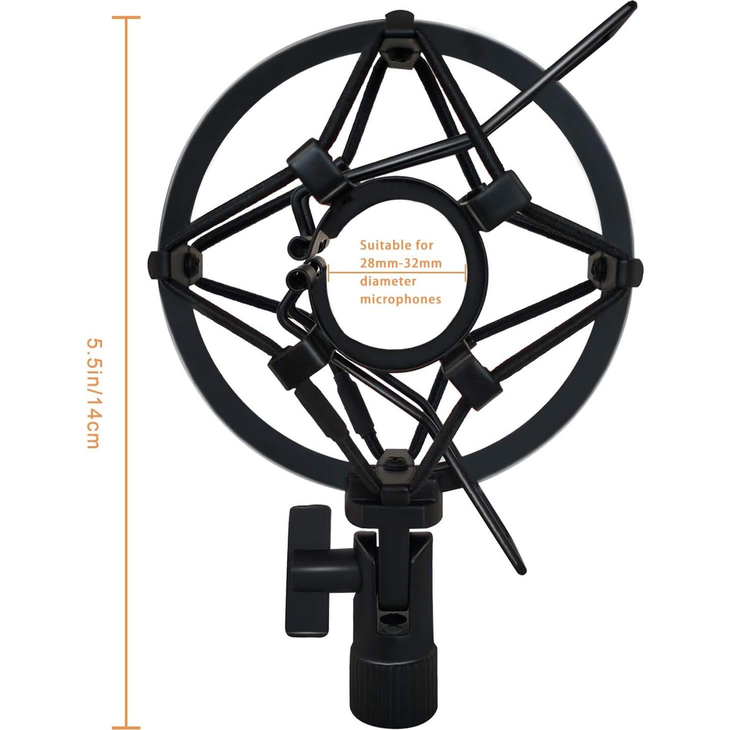Soporte de Choque para Micrófono Boseen - Compatible con 28-32mm