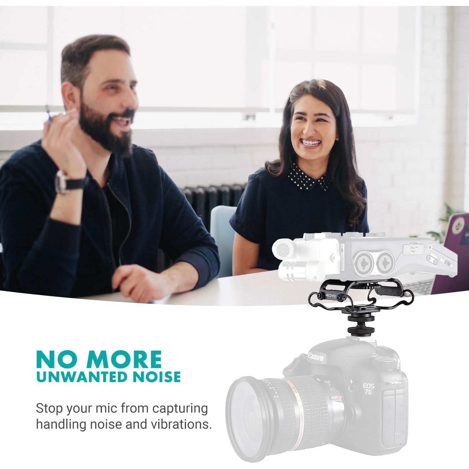 Soporte de Micrófono Movo SMM5-B Universal para Grabadoras