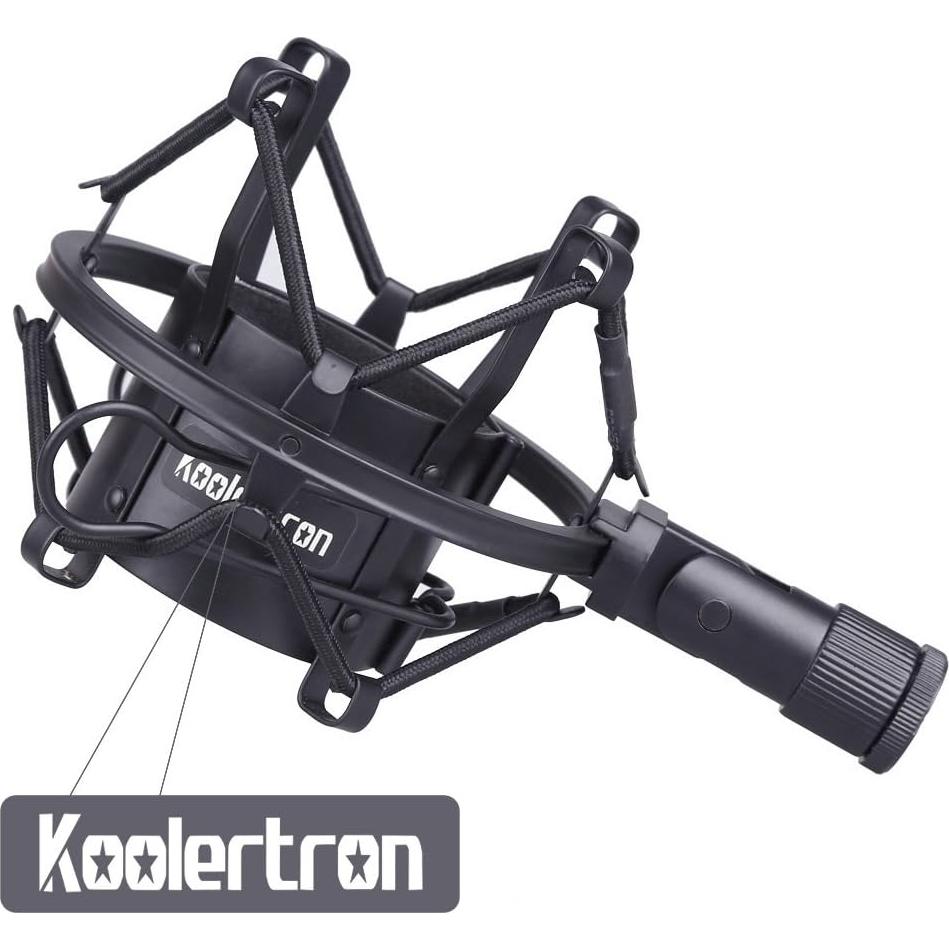 Soporte de micrófono Koolertron universal 50mm anti-vibración