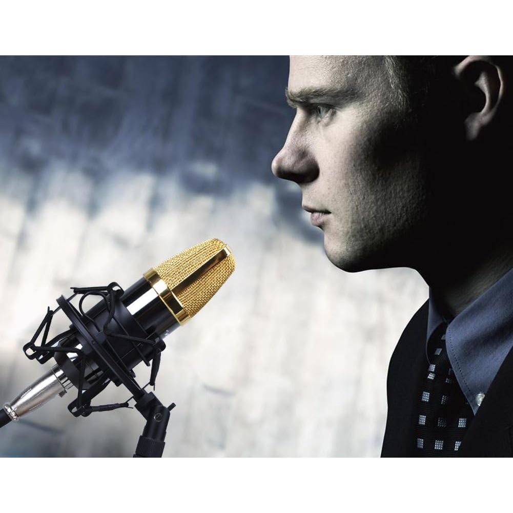 Soporte de micrófono Koolertron universal 50mm anti-vibración