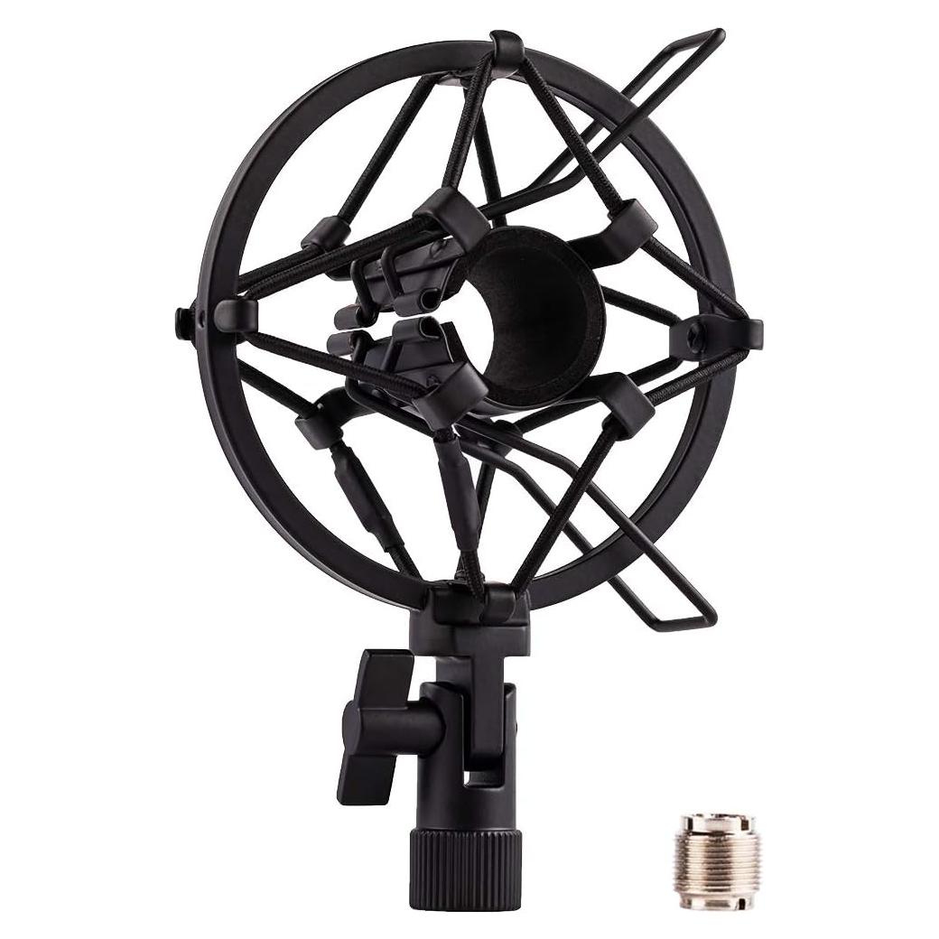 Soporte de Montaje Antivibración para Micrófono 22-26mm Metal