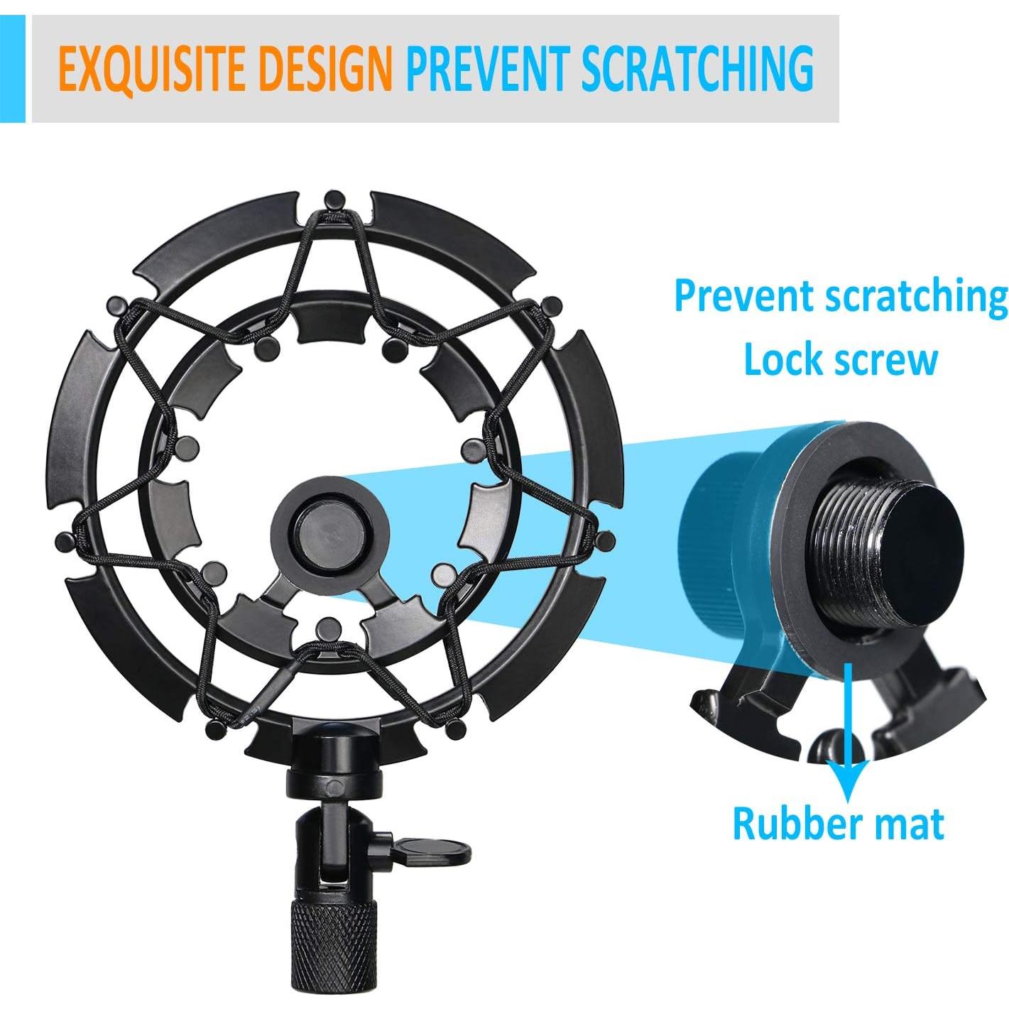 Soporte Antivibración SUNMON para Micrófono Shure MV7