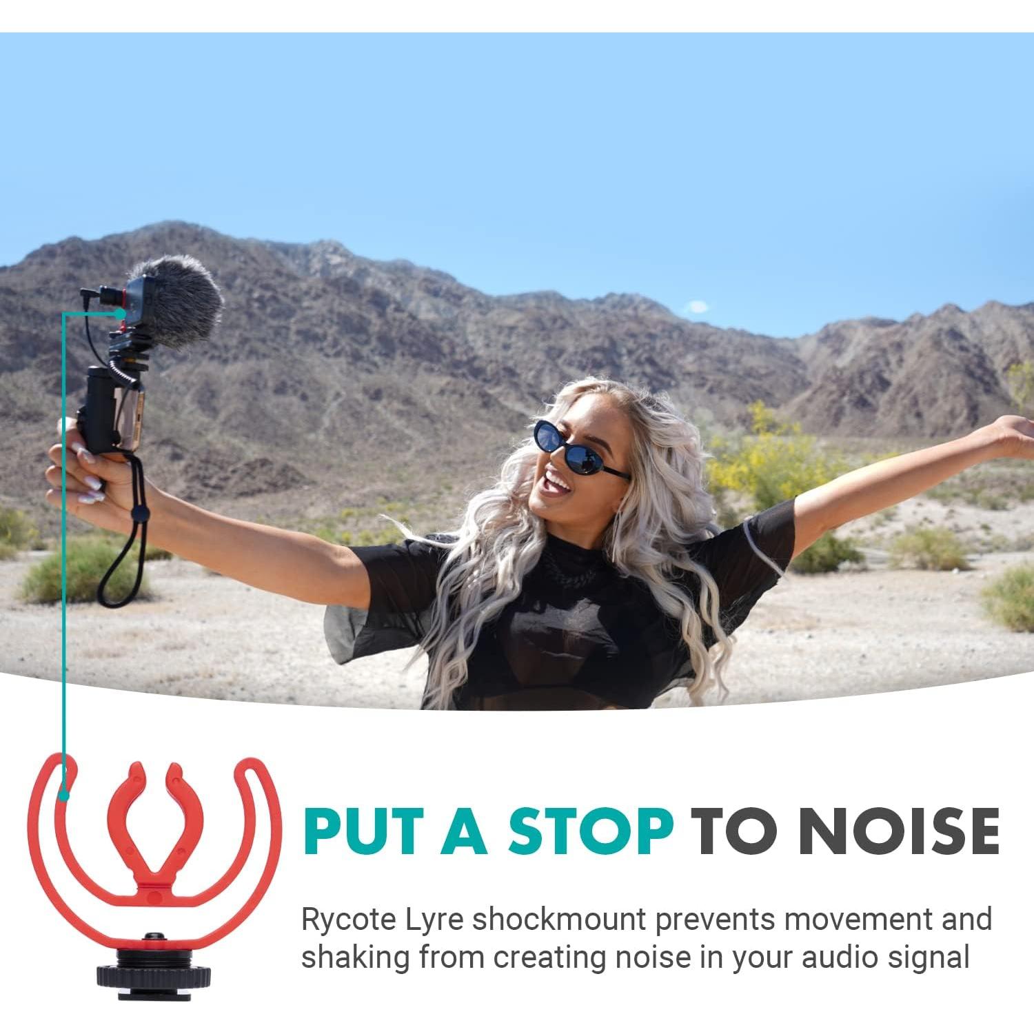 Montura de Choque Rycote Lyre Movo SMVXR10RY para Micrófonos