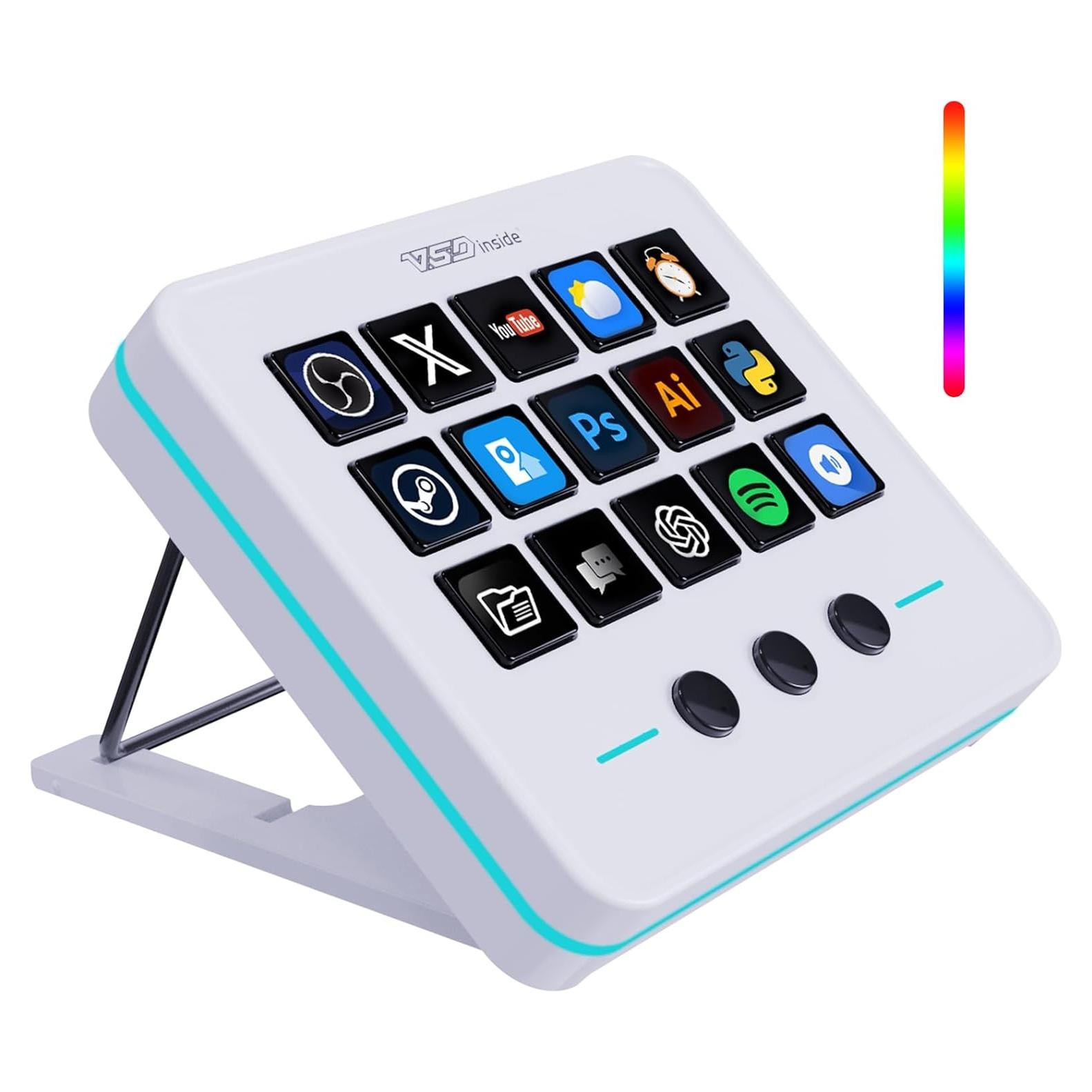 Teclado Macro VSDinside M18 USB con 18 Teclas Programables