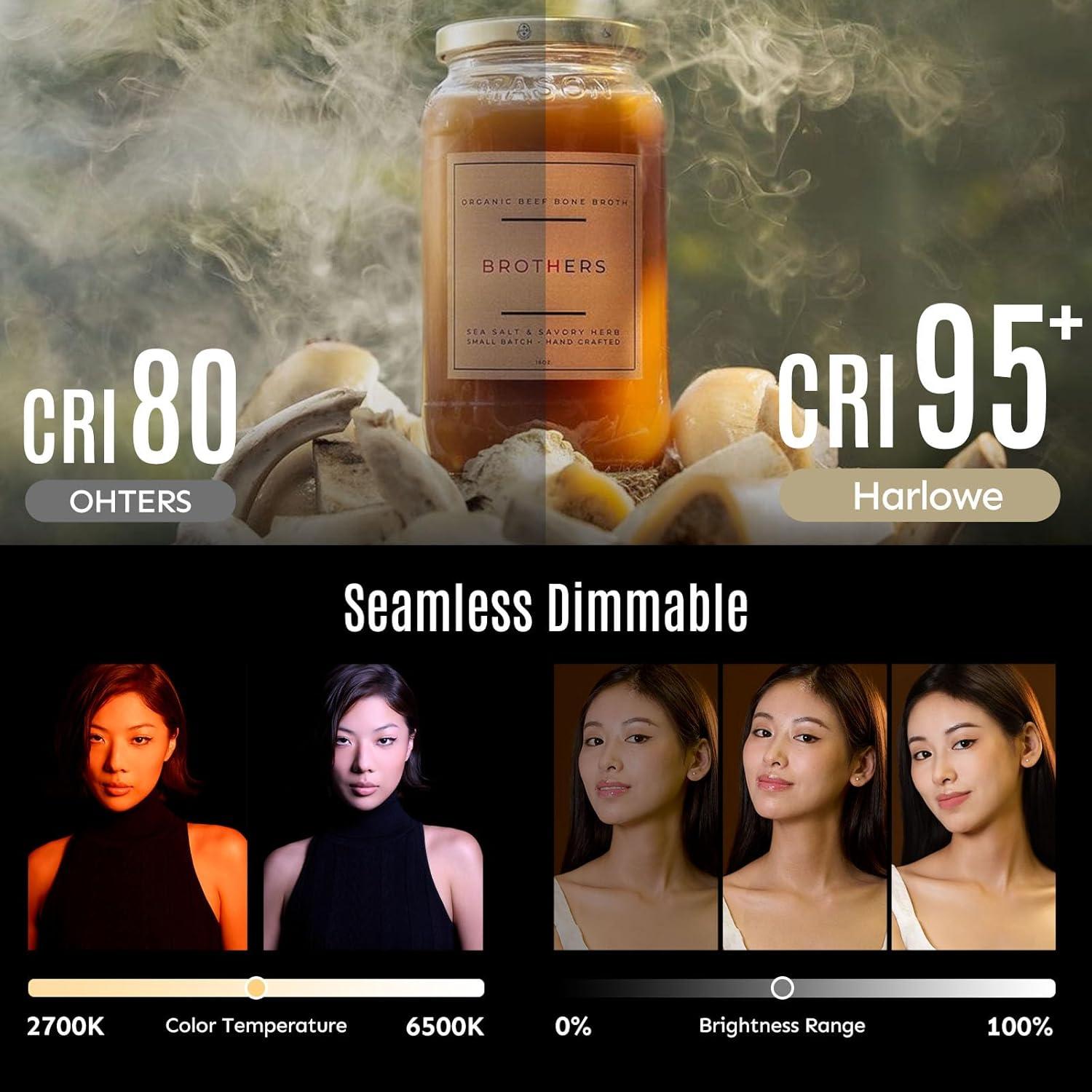 Harlowe Sol 40W Panel LED Bi-Color 24cm con Control Remoto