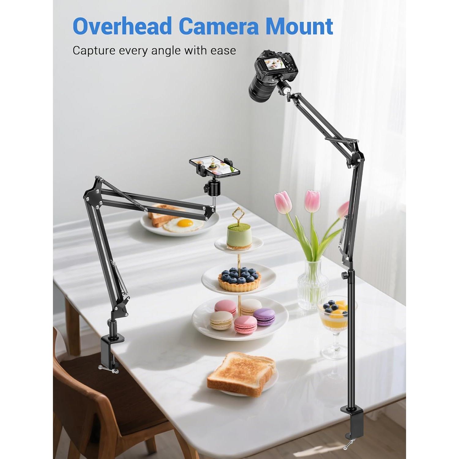 Soporte de Cámara de Escritorio Evekea DS03 360° Ajustable