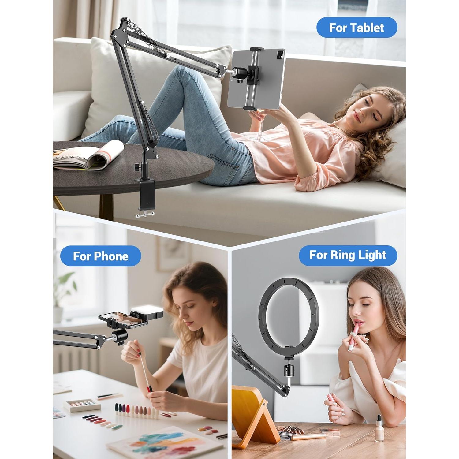 Soporte de Cámara de Escritorio Evekea DS03 360° Ajustable