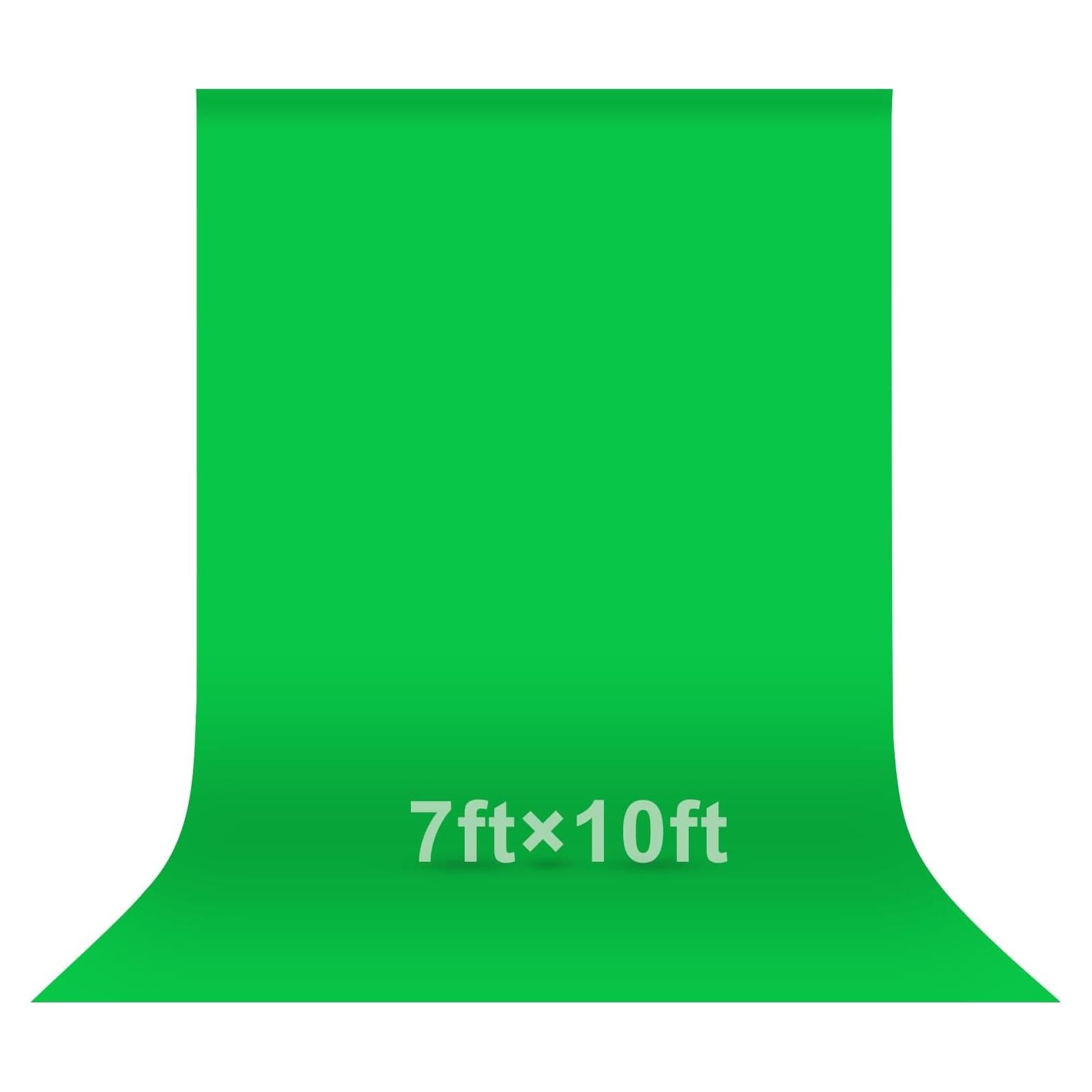 Fondo de Foto Verde EMART 2.13x3.05m Tela Chroma Key