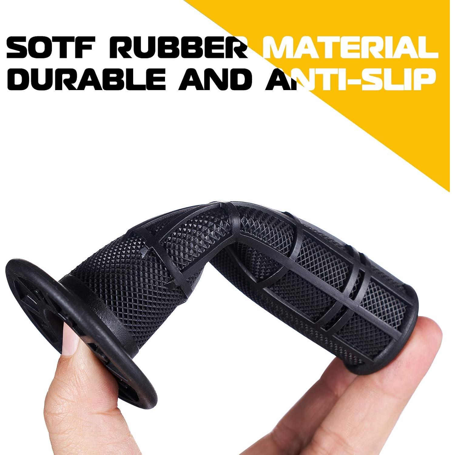 Agarre de Manillar ATV APPYU 7/8" Goma Suave Negro