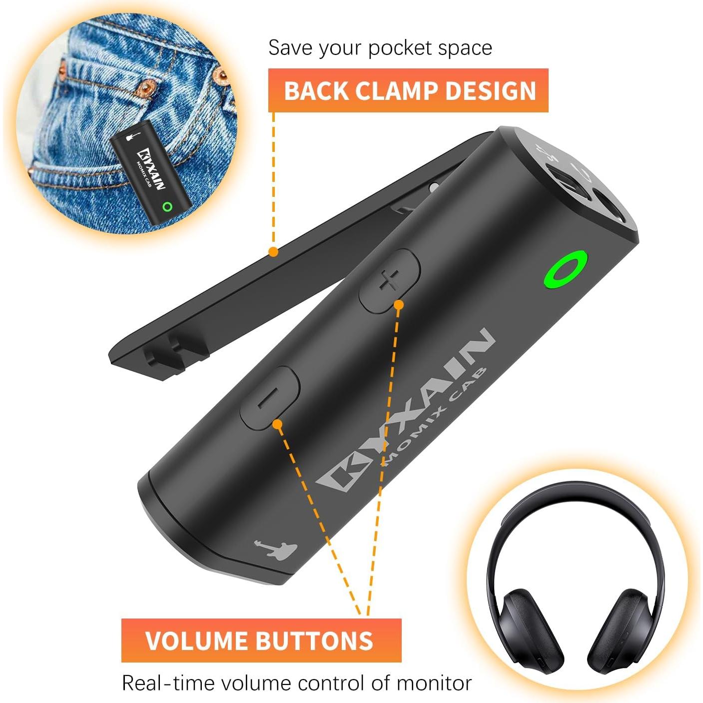 Interfaz de Audio KYXAIN MOMIX CAB para Guitarra y Smartphone