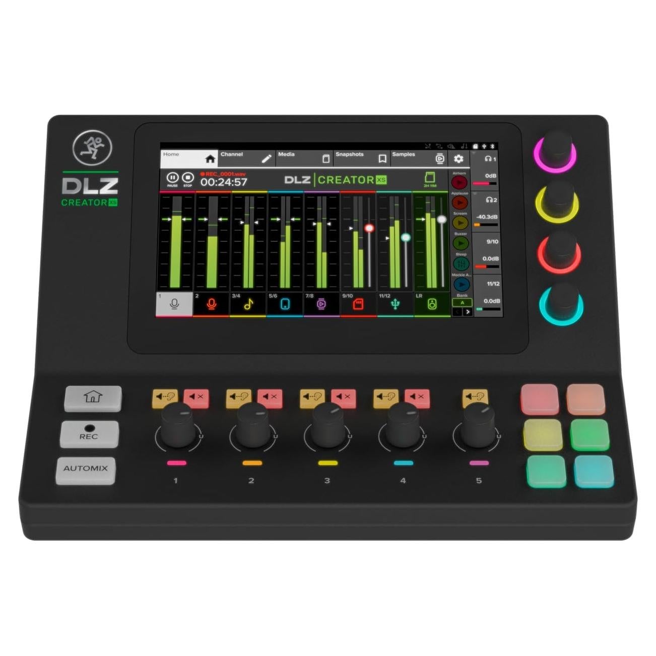 Mezclador Digital Adaptativo Mackie DLZ Creator XS para Podcasting