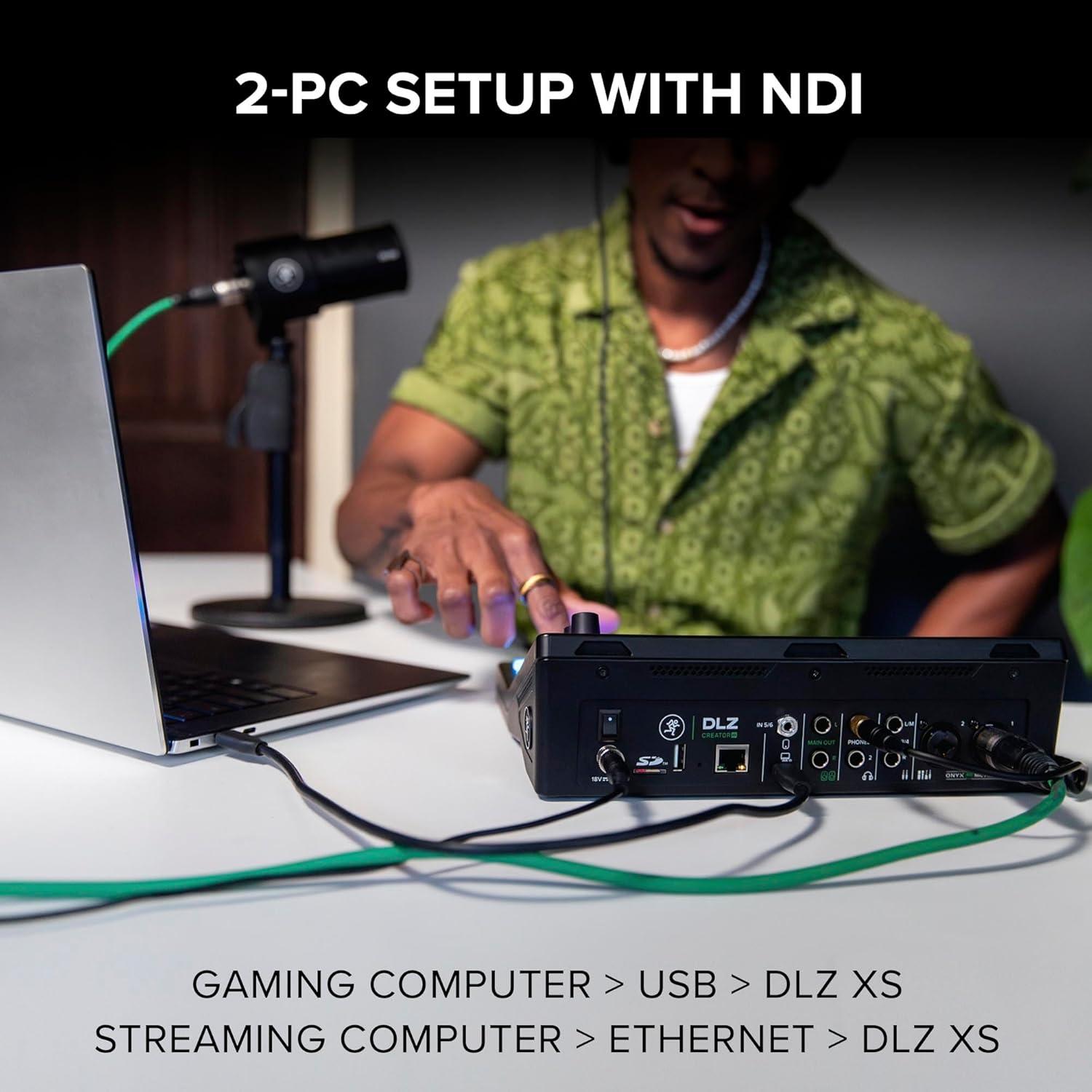 Mezclador Digital Adaptativo Mackie DLZ Creator XS para Podcasting