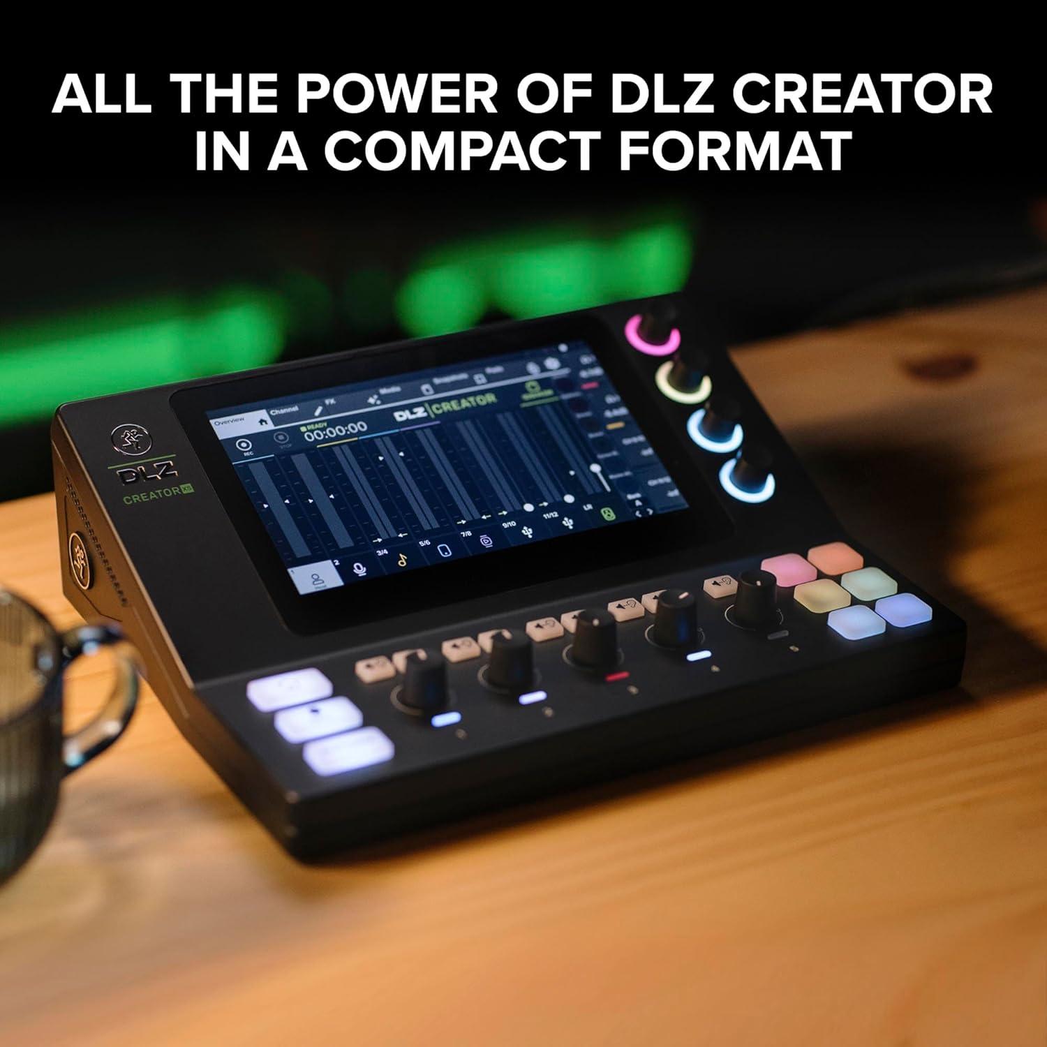Mezclador Digital Adaptativo Mackie DLZ Creator XS para Podcasting