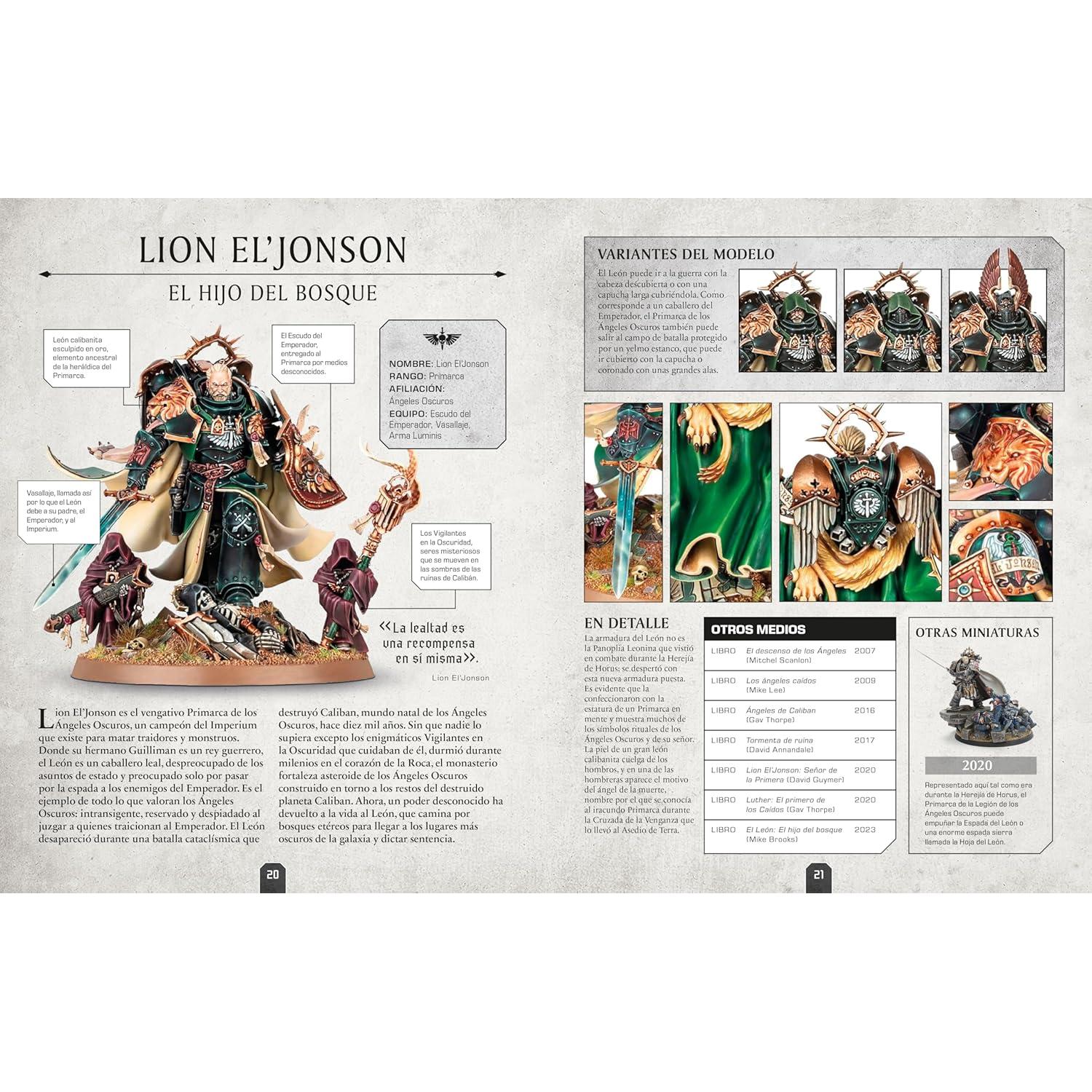 Warhammer 40,000 Enciclopedia de personajes (Character Encyclopedia) (Spanish Edition)
