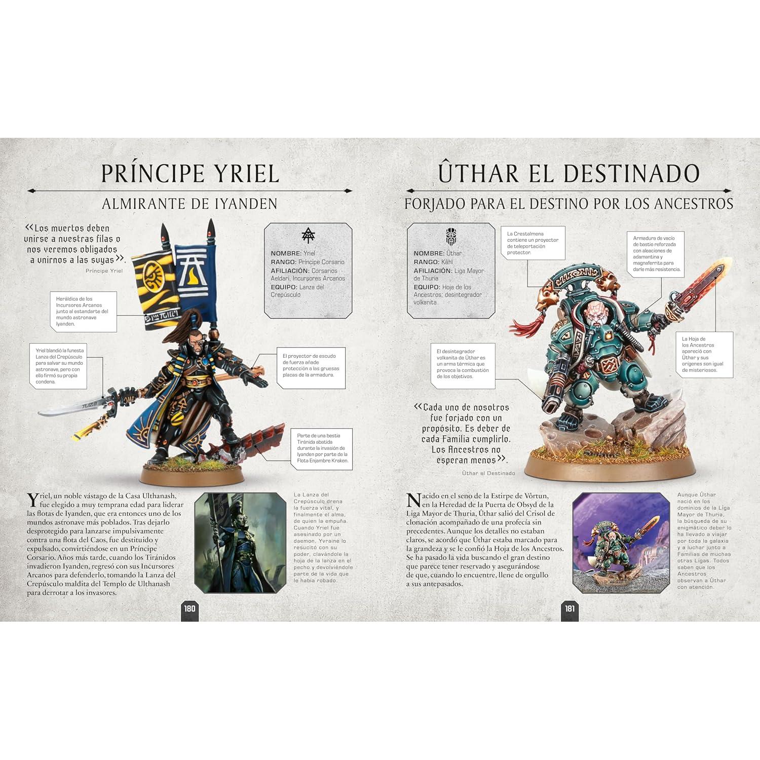 Warhammer 40,000 Enciclopedia de personajes (Character Encyclopedia) (Spanish Edition)
