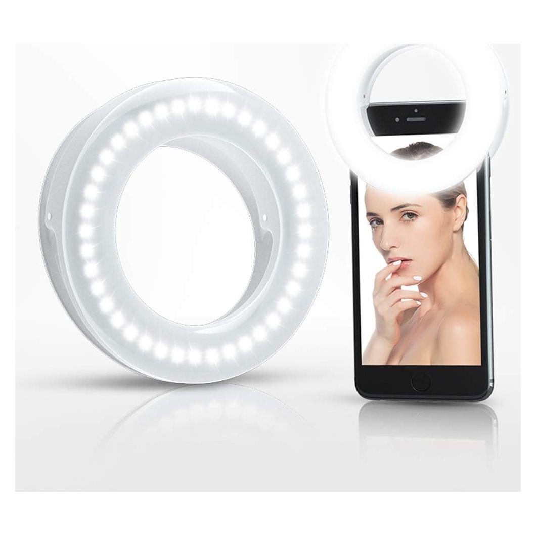 Luz de Anillo para Selfie XINBAOHONG Recargable 40 LED