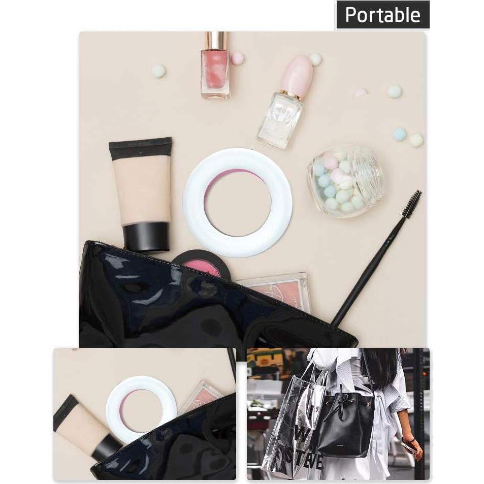 Luz de Anillo para Selfie XINBAOHONG Recargable 40 LED