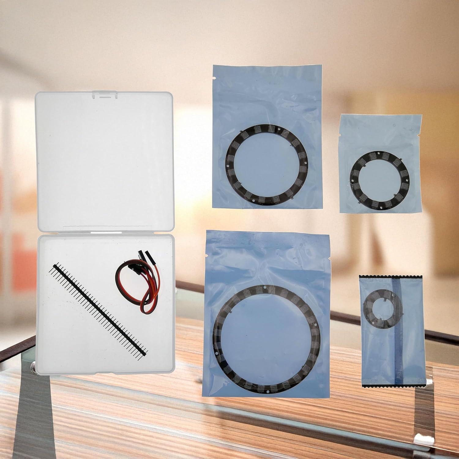 Conjunto de Anillos LED WS2812B RGB 8/12/16/24 - 5050 SMD