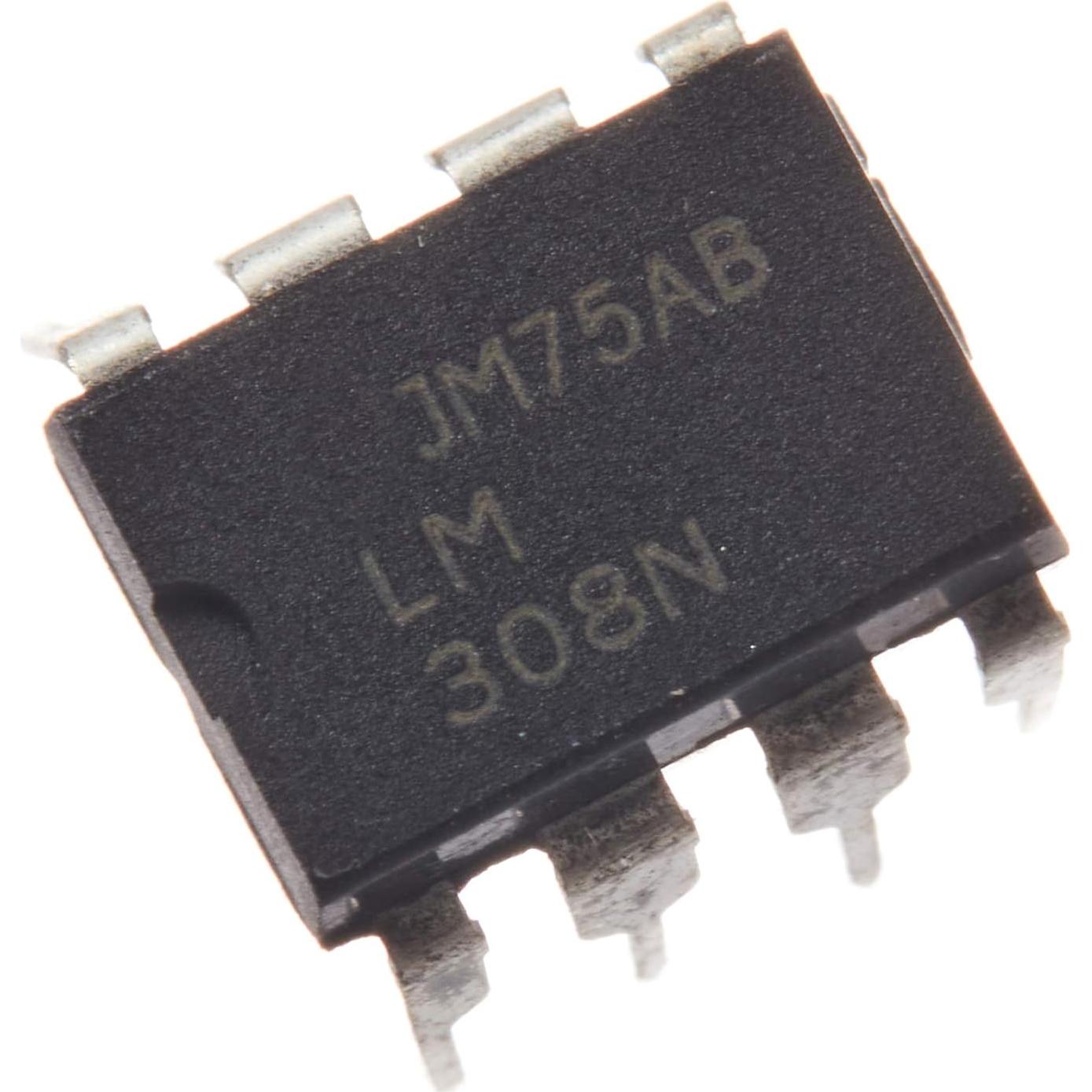 5 Piezas Amplificador Operacional LM308N Bridgold IC Doble
