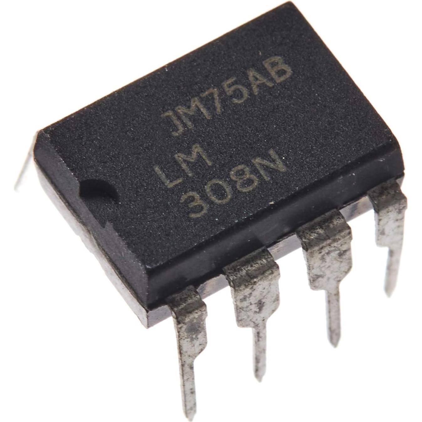 5 Piezas Amplificador Operacional LM308N Bridgold IC Doble