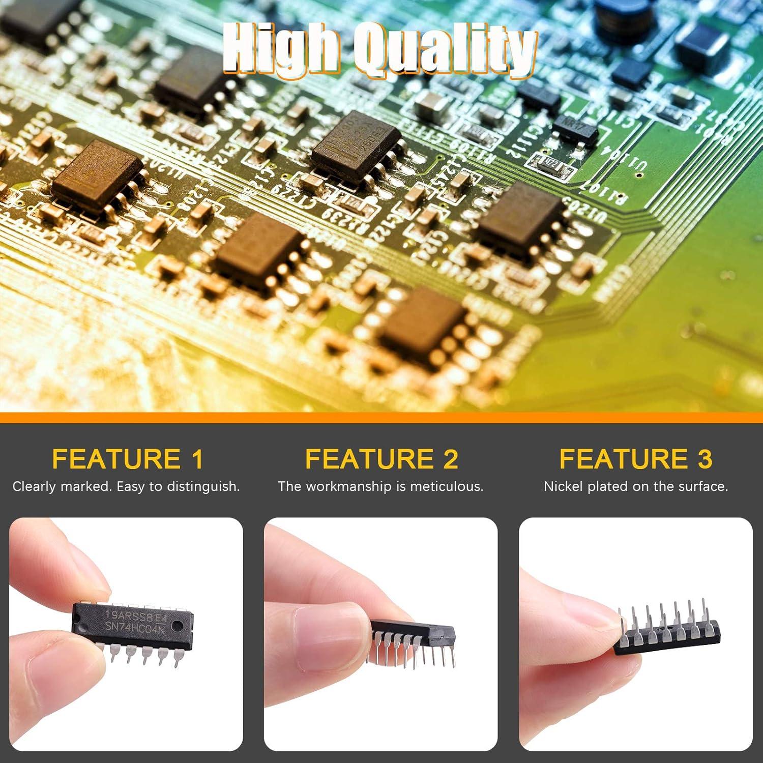 Kit de 40 Circuitos Integrados Lógicos Rustark 74HCxx 74LSxx