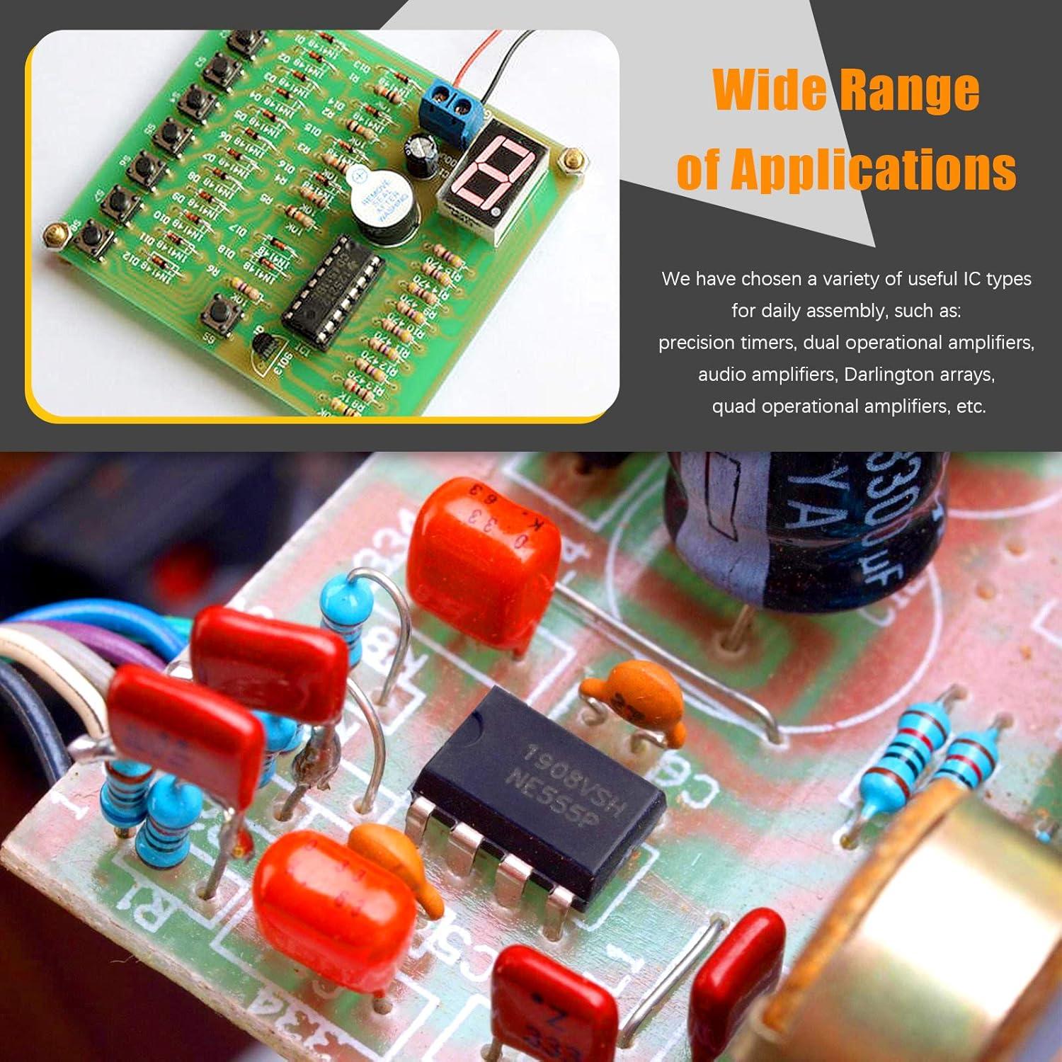 Kit de 40 Circuitos Integrados Lógicos Rustark 74HCxx 74LSxx