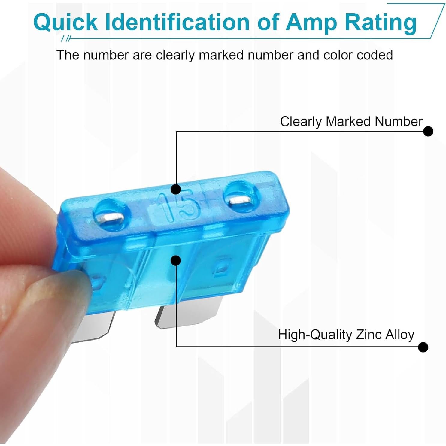 Kit de Fusibles Estándar 80 Piezas YNZDRWA 3A-40A