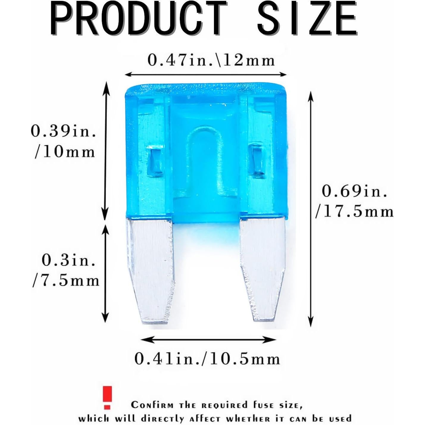 Paquete de 100 Fusibles Automáticos 15A JESUNK para Coche