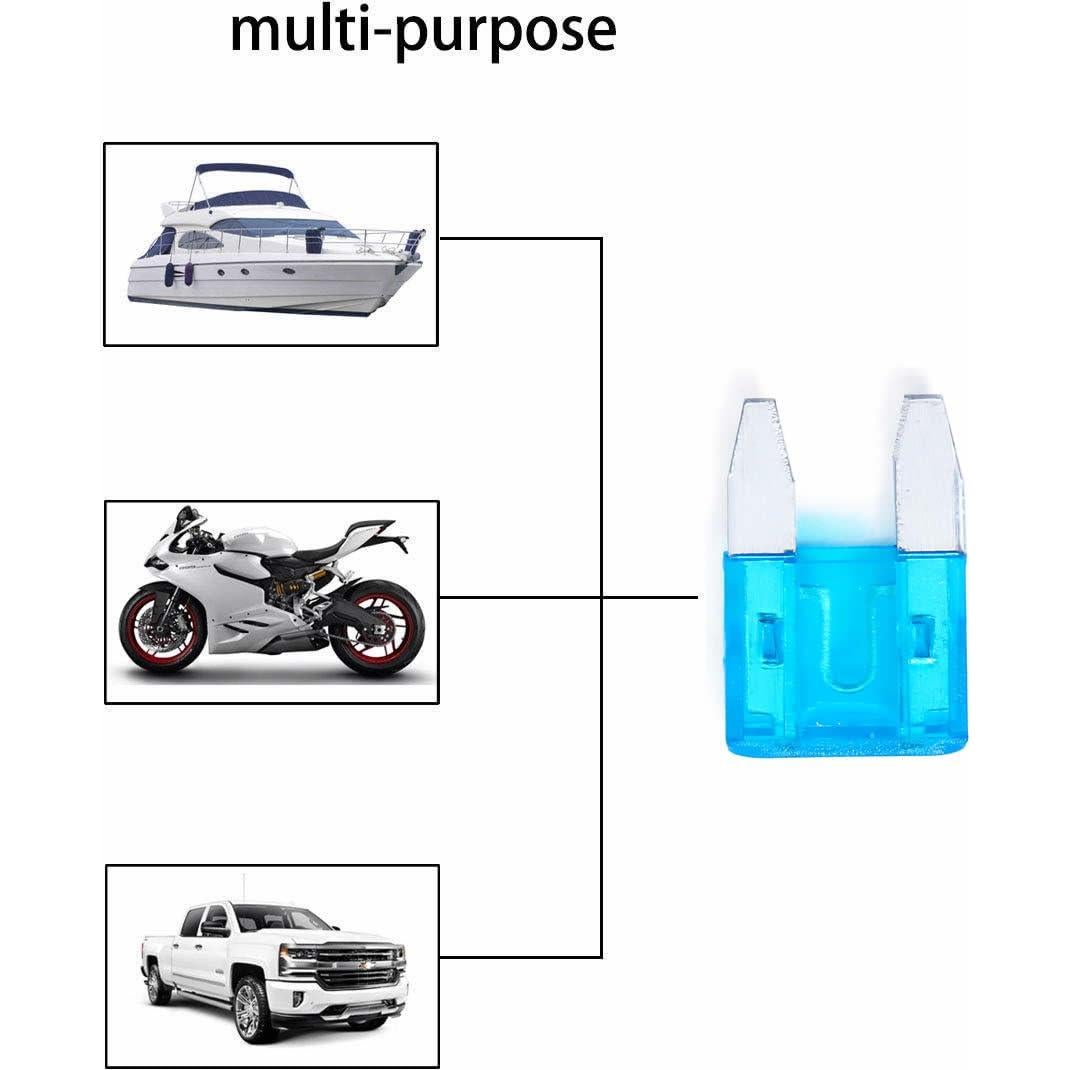 Paquete de 100 Fusibles Automáticos 15A JESUNK para Coche