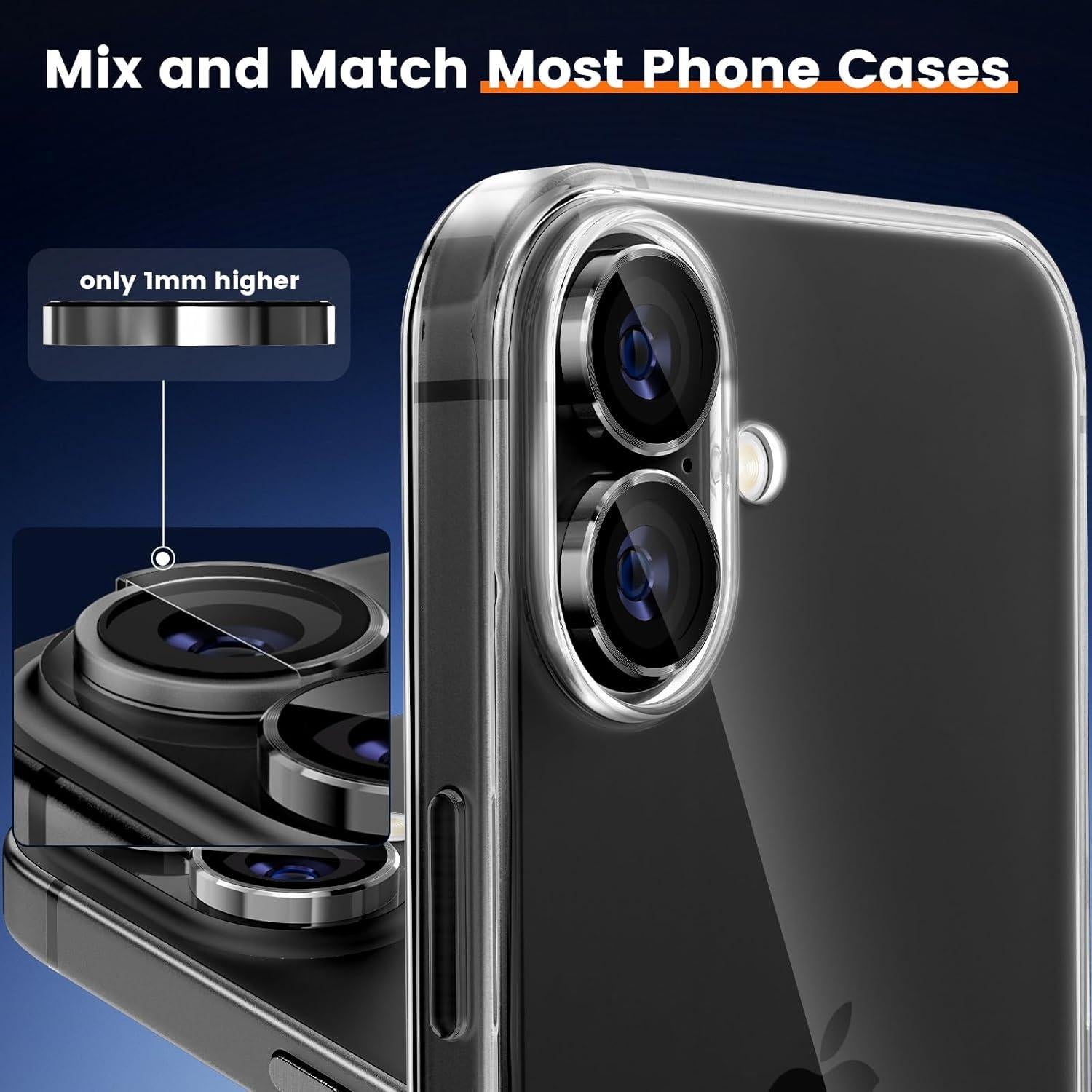 Protector de Lente de Cámara imluckies para iPhone 17 6.3" HD