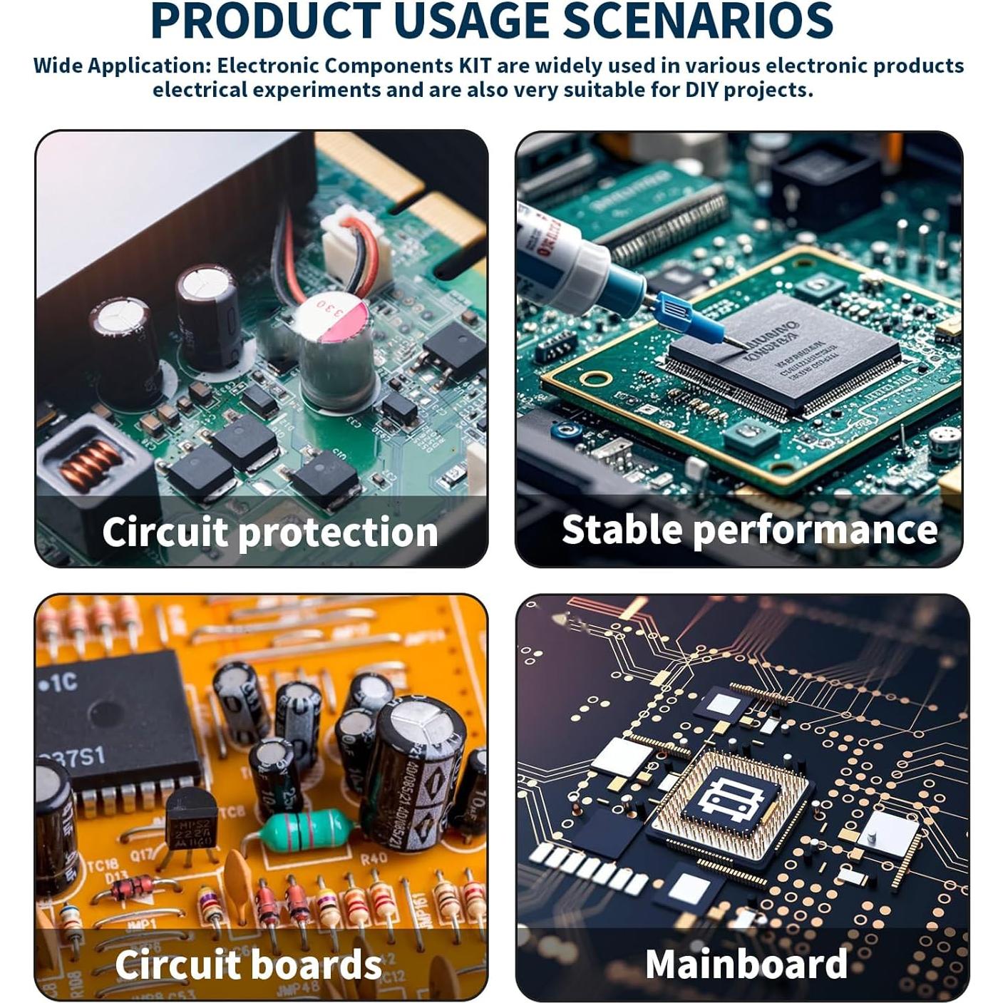 Kit de Componentes Electrónicos SMD 0805 JTAREA 6390 Piezas