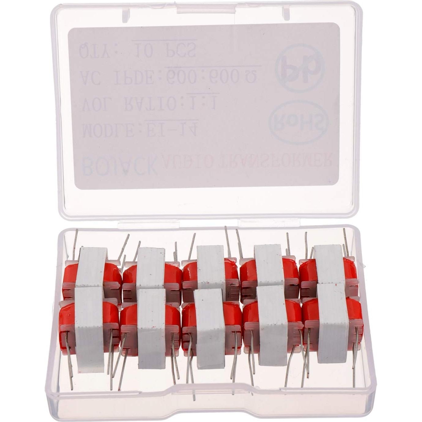 Transformadores de Aislamiento de Audio BOJACK EI-14 1:1 600 Ohm (Paquete de 10)