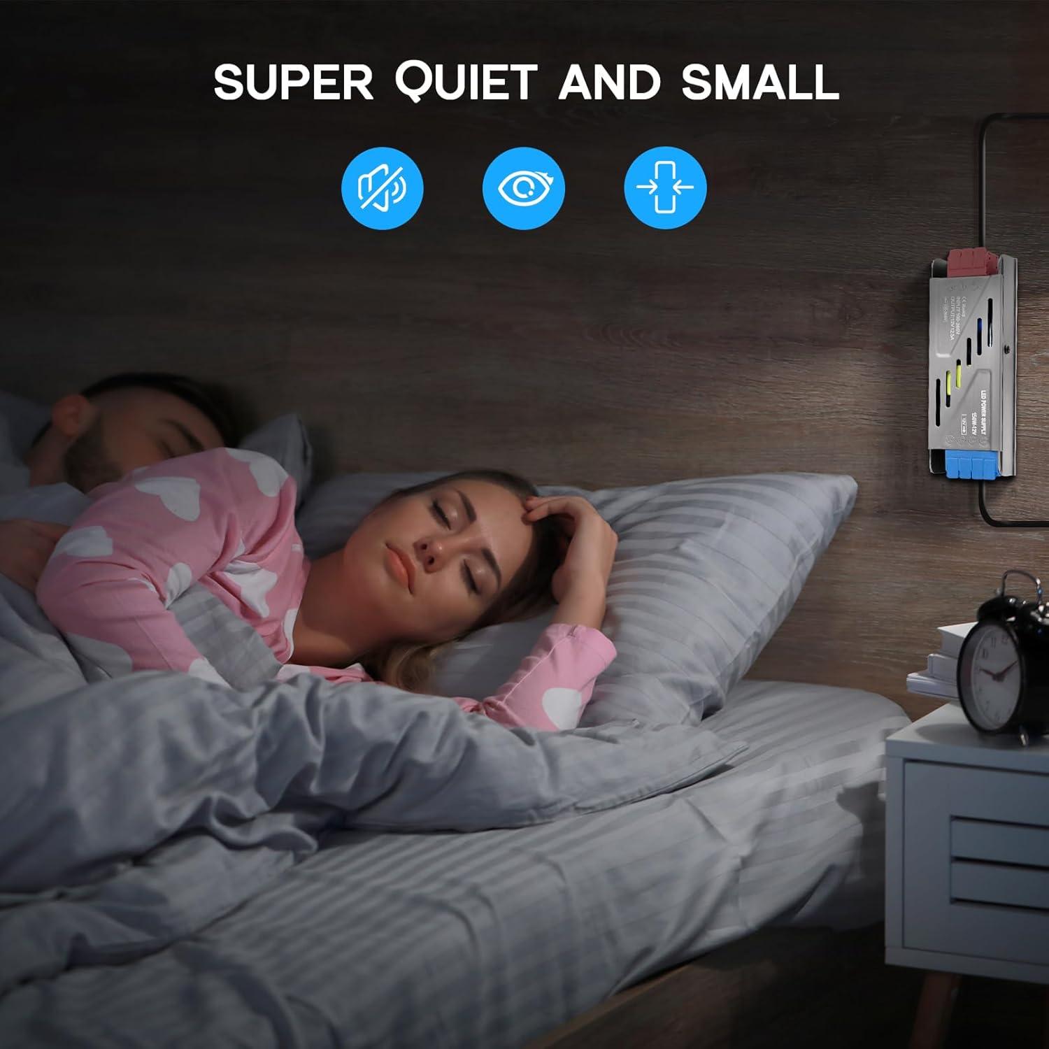 Controlador LED 150W VOEWT 12V Transformador Silencioso