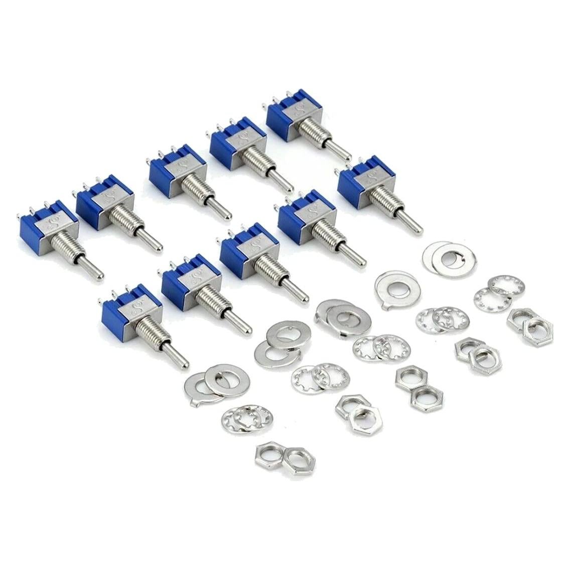 Interruptor de Palanca HiLetgo 6A 125V 3A 250V 3 Posiciones