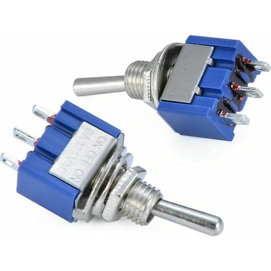 Interruptor de Palanca HiLetgo 6A 125V 3A 250V 3 Posiciones