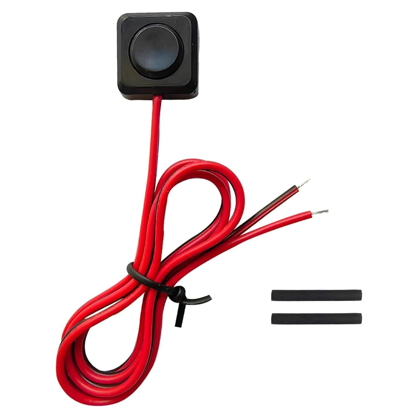 Interruptor Momentáneo CARSANBO CYL 12V 24V Preconectado 20cm