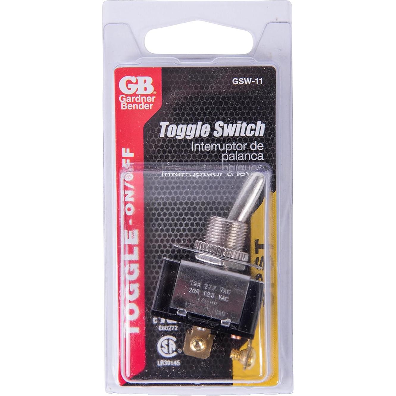 Interruptor de Palanca Eléctrico Gardner Bender GSW-11 0.56 kW