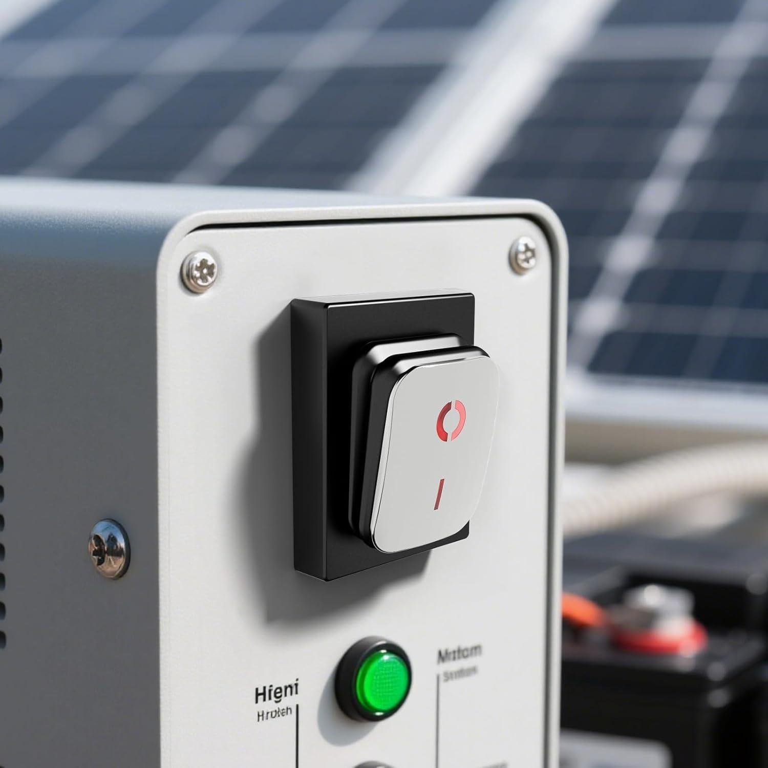 Interruptor de Palanca FILN KCD4 DPST 30A IP67 Rojo 110-220V