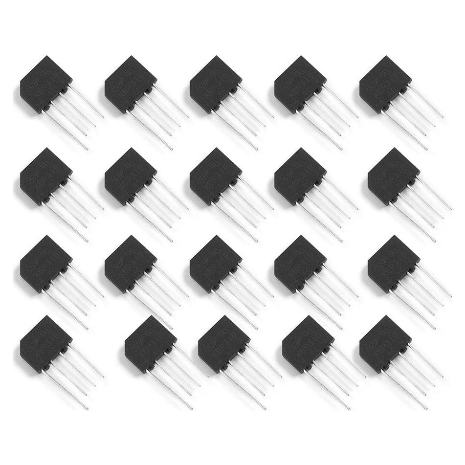20 Diodos Rectificadores de Puente KBP310 1000V 3A
