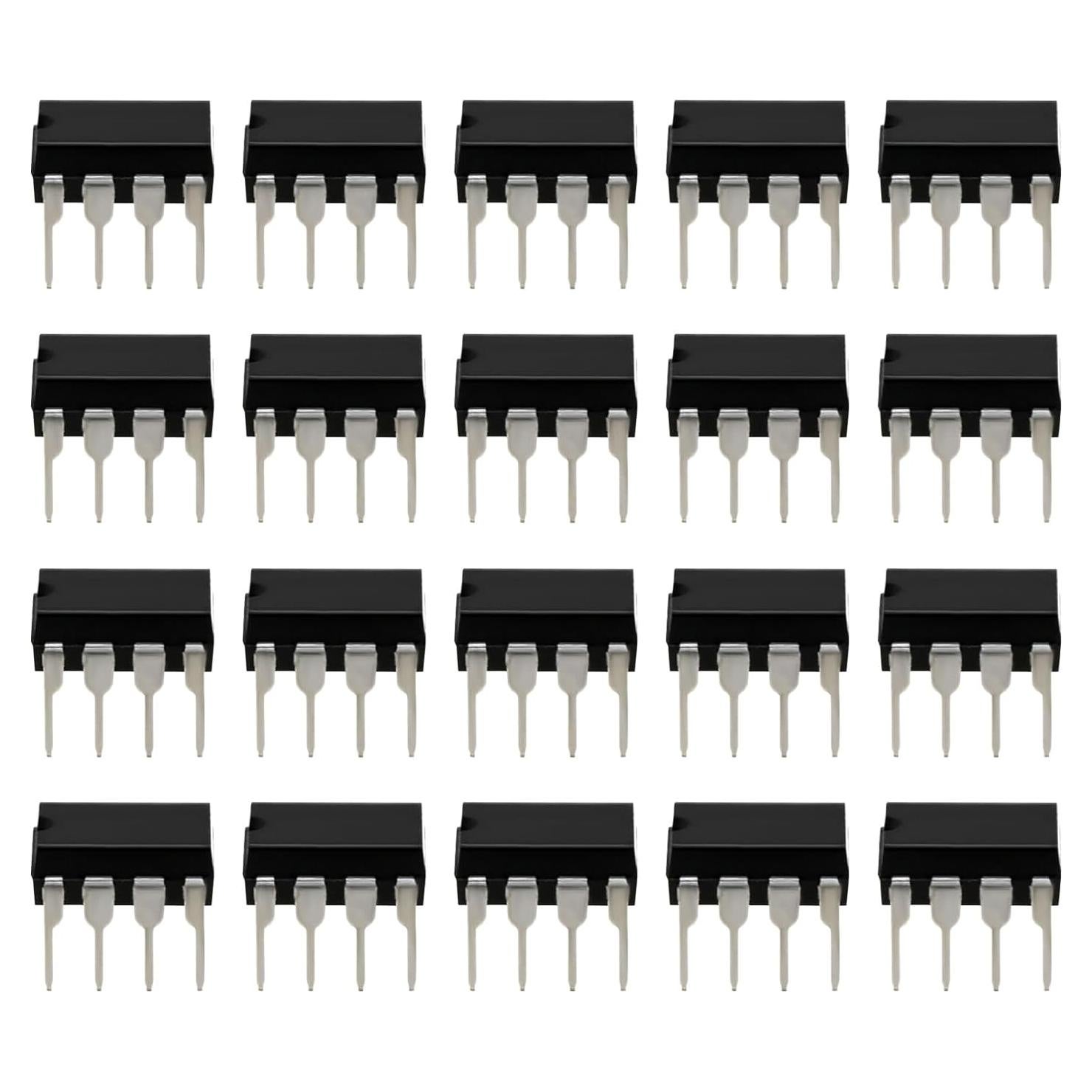 20 Amplificadores Operacionales TL071CP Bajo Ruido JFET DIP-8