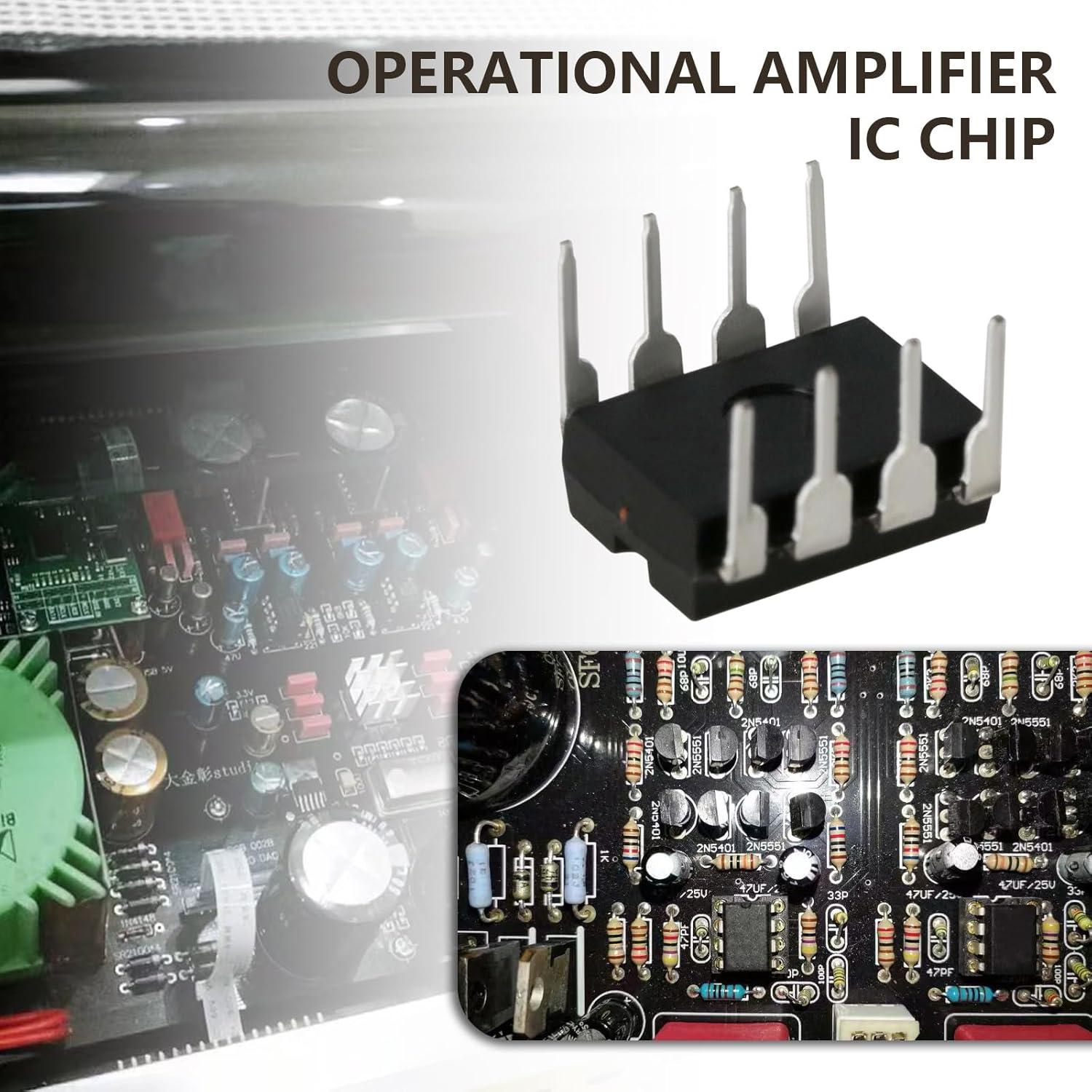 20 Amplificadores Operacionales TL071CP Bajo Ruido JFET DIP-8