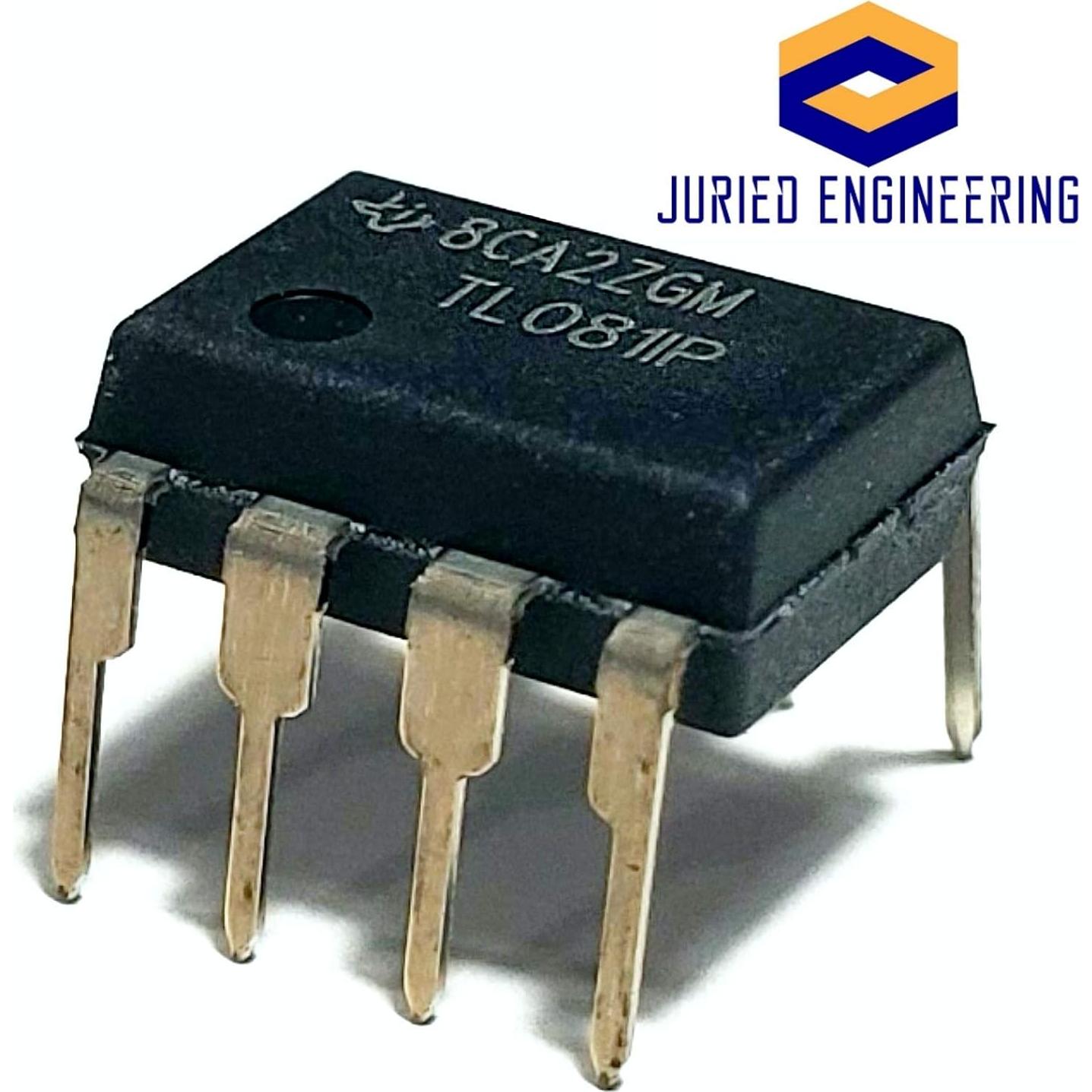 Amplificador Operacional TL081IP JFET DIP-8 Paquete de 5