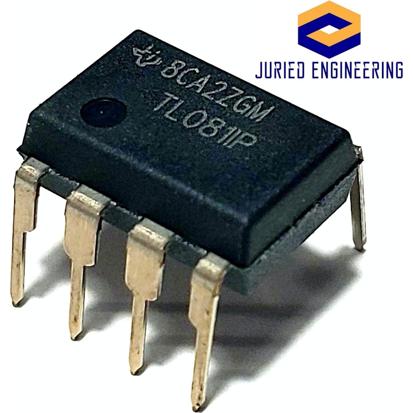 Amplificador Operacional TL081IP JFET DIP-8 Paquete de 5