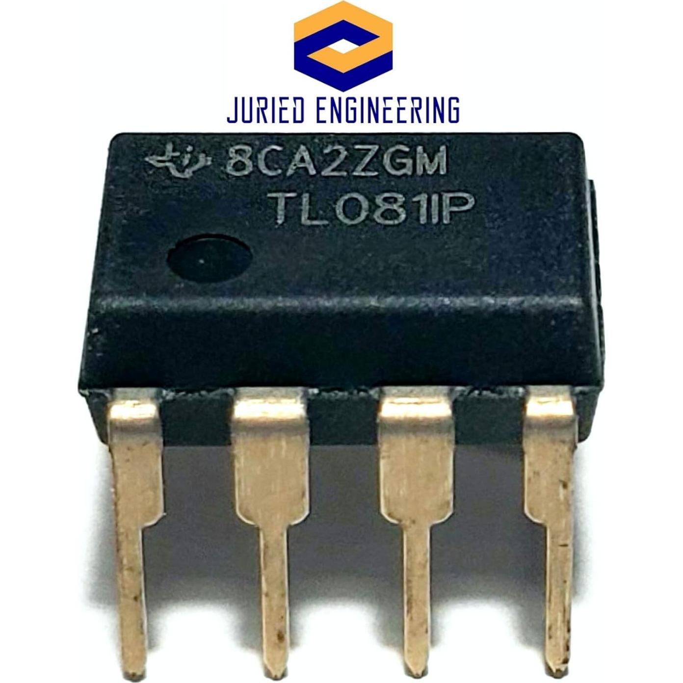 Amplificador Operacional TL081IP JFET DIP-8 Paquete de 5