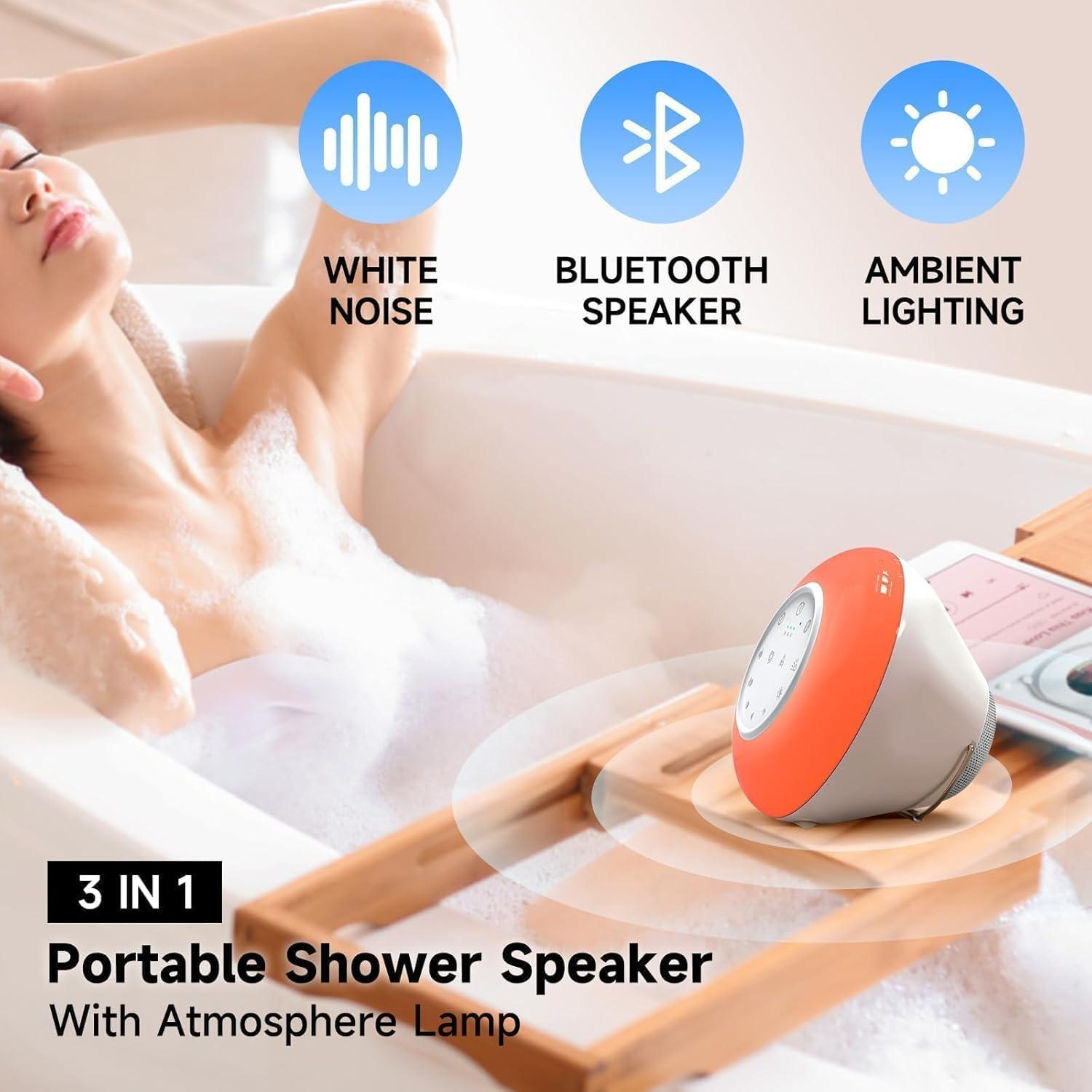 Altavoz Bluetooth Gsou U56 Impermeable IPX6 con Luces LED